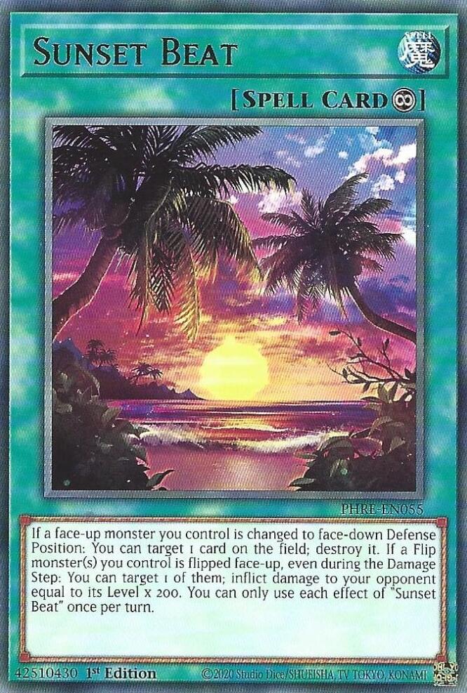 Sunset Beat [PHRE-EN055] Rare | Exor Games Truro