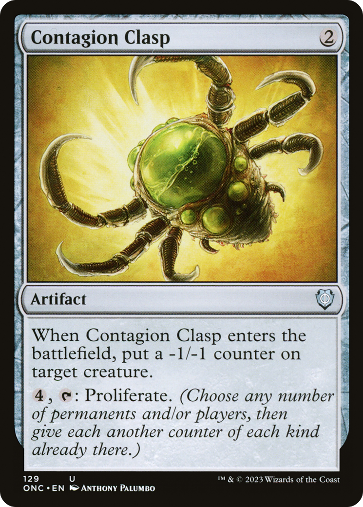 Contagion Clasp [Phyrexia: All Will Be One Commander] | Exor Games Truro