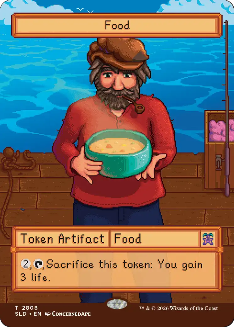 Food Token (2808) [Secret Lair Drop Series] | Exor Games Truro