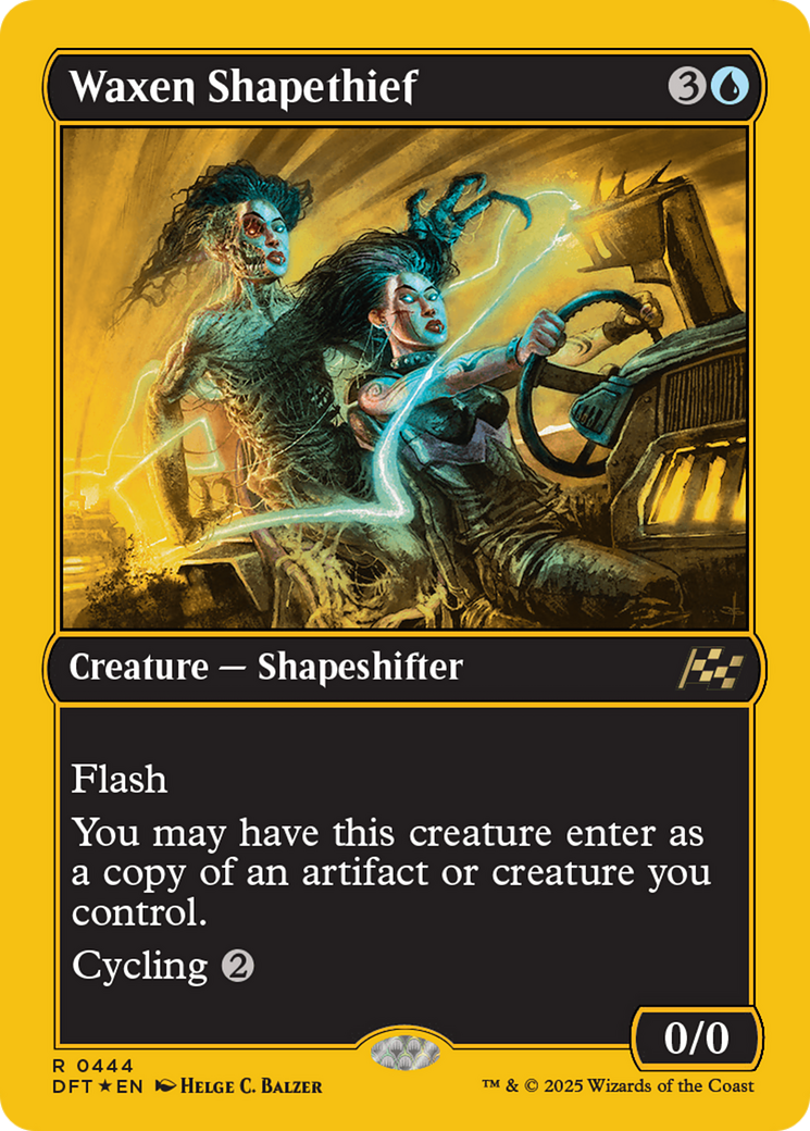 Waxen Shapethief (First-Place Foil) [Aetherdrift] | Exor Games Truro