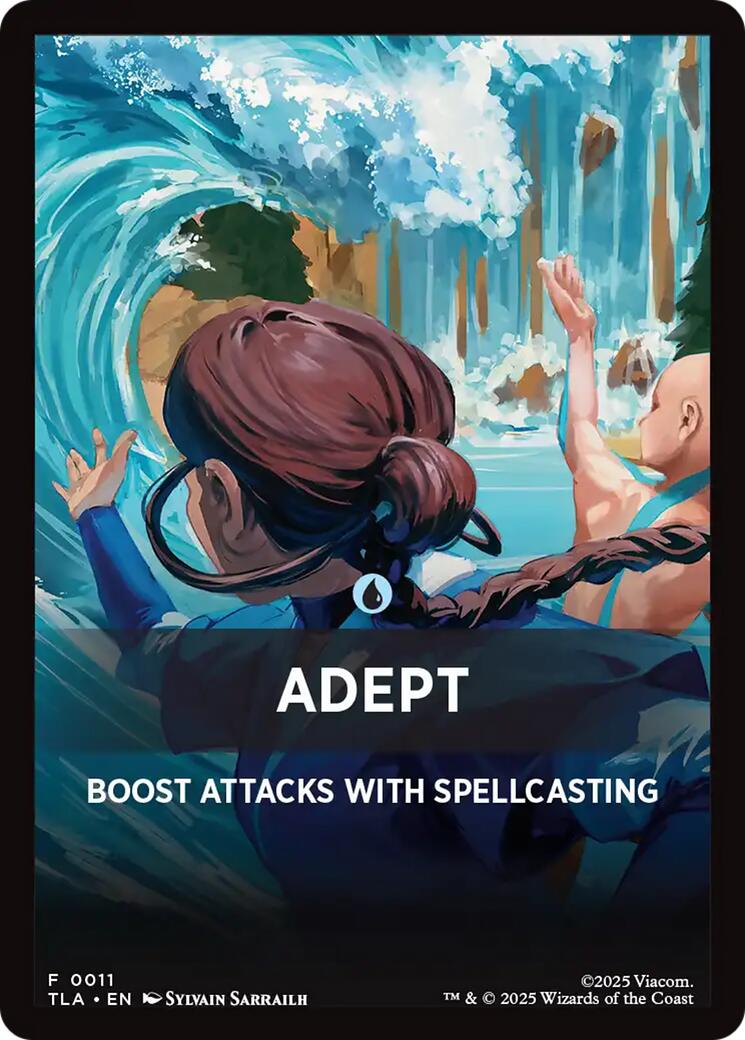 Adept Theme Card [Avatar: The Last Airbender Tokens] | Exor Games Truro