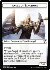 Angel of Sanctions // Horror Double-Sided Token [Commander 2019 Tokens] | Exor Games Truro