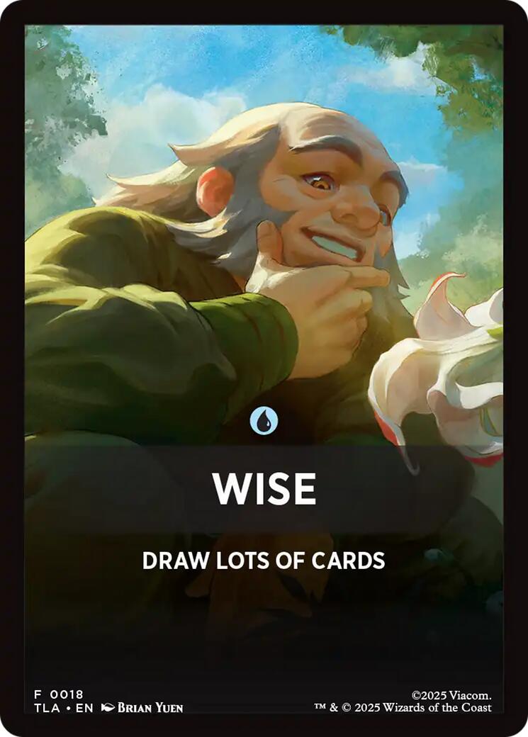 Wise Theme Card [Avatar: The Last Airbender Tokens] | Exor Games Truro