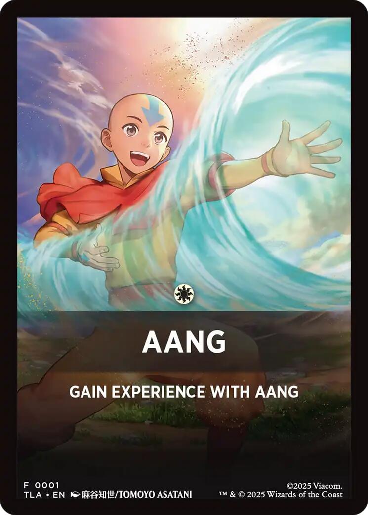 Aang Theme Card [Avatar: The Last Airbender Tokens] | Exor Games Truro