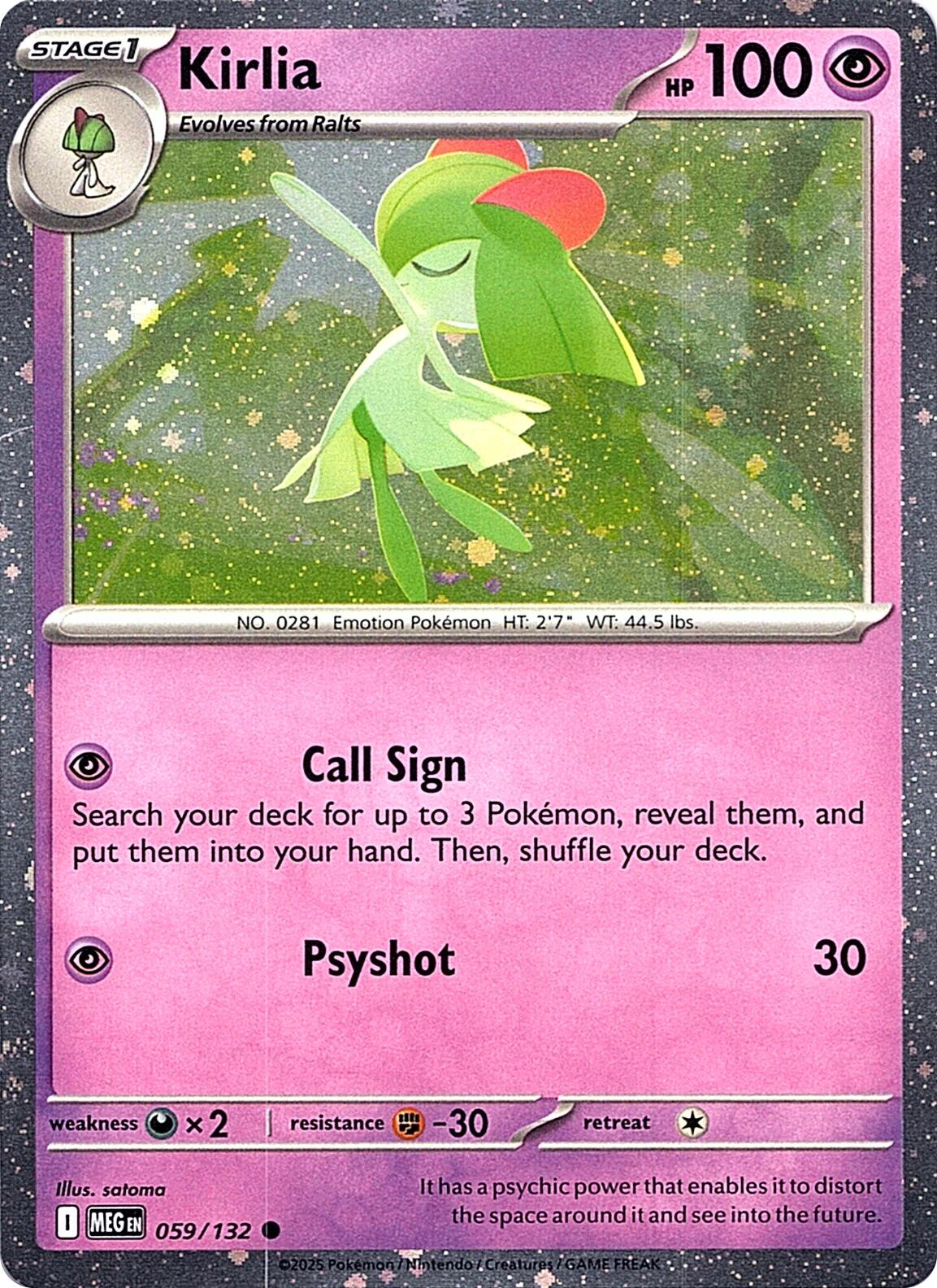 Kirlia (059/132) (Cosmos Holo) [Miscellaneous Cards] | Exor Games Truro