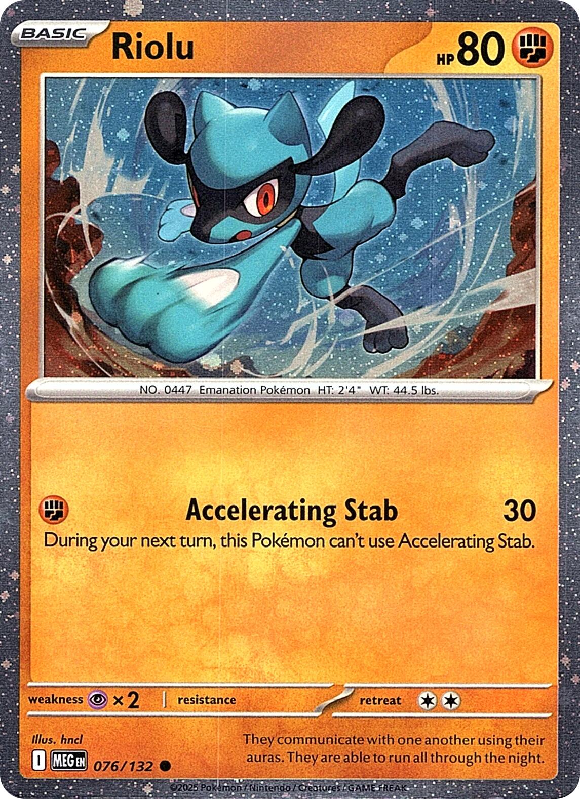 Riolu (076/132) (Cosmos Holo) [Miscellaneous Cards] | Exor Games Truro