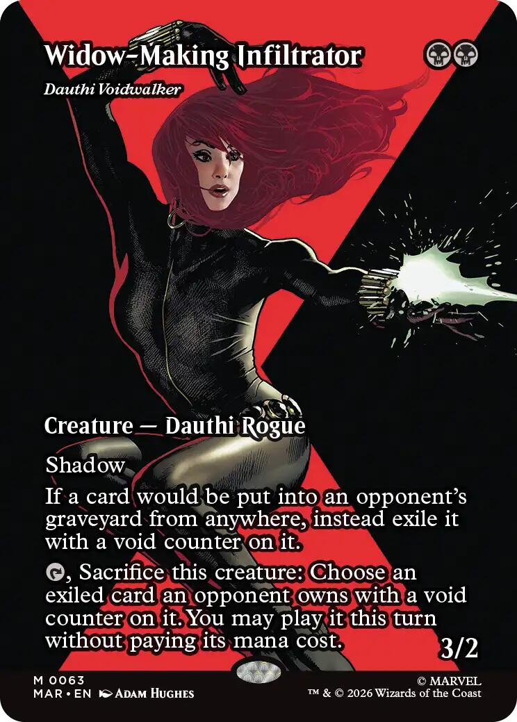 Widow-Making Infiltrator - Dauthi Voidwalker (Borderless) [Marvel Universe: Eternal-Legal] | Exor Games Truro