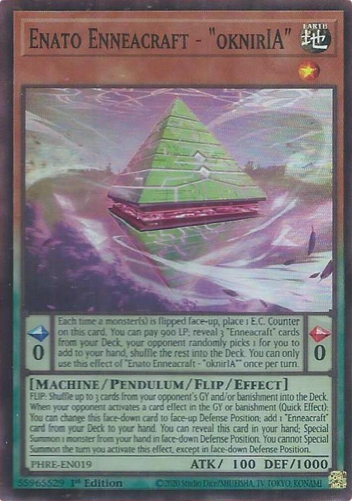 Enato Enneacraft - "oknirIA" (Super Rare) [PHRE-EN019] Super Rare | Exor Games Truro