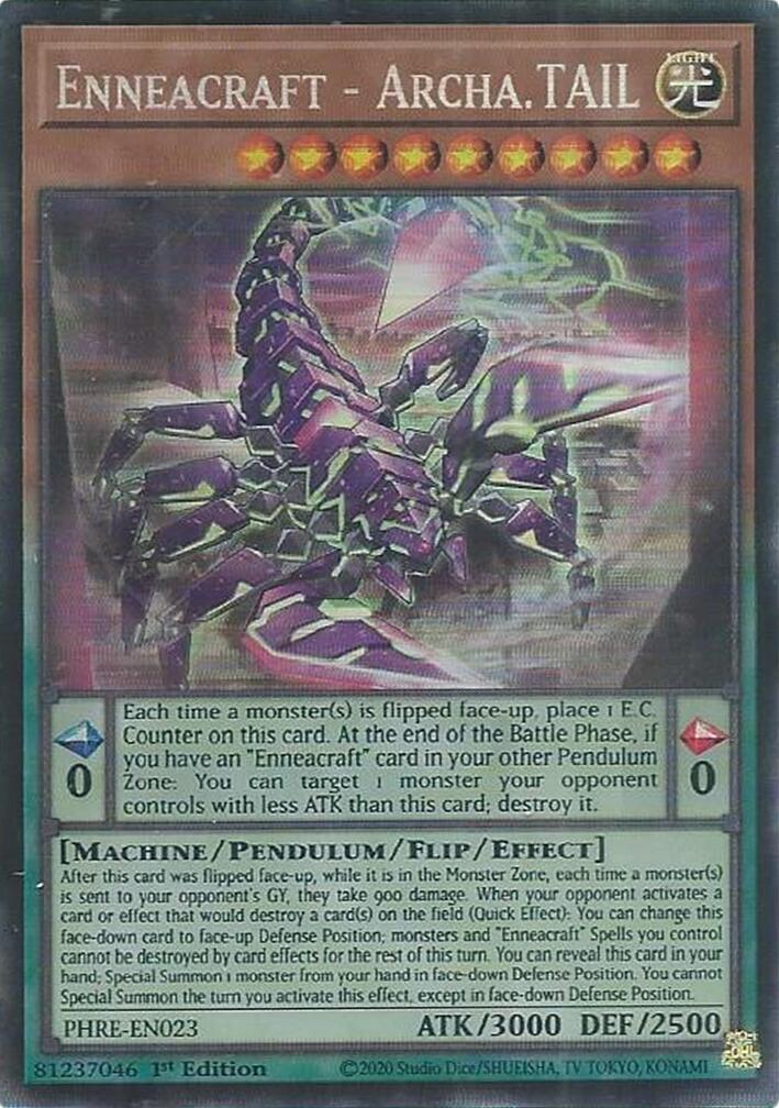 Enneacraft - Archa.TAIL (CR) [PHRE-EN023] Collector's Rare | Exor Games Truro
