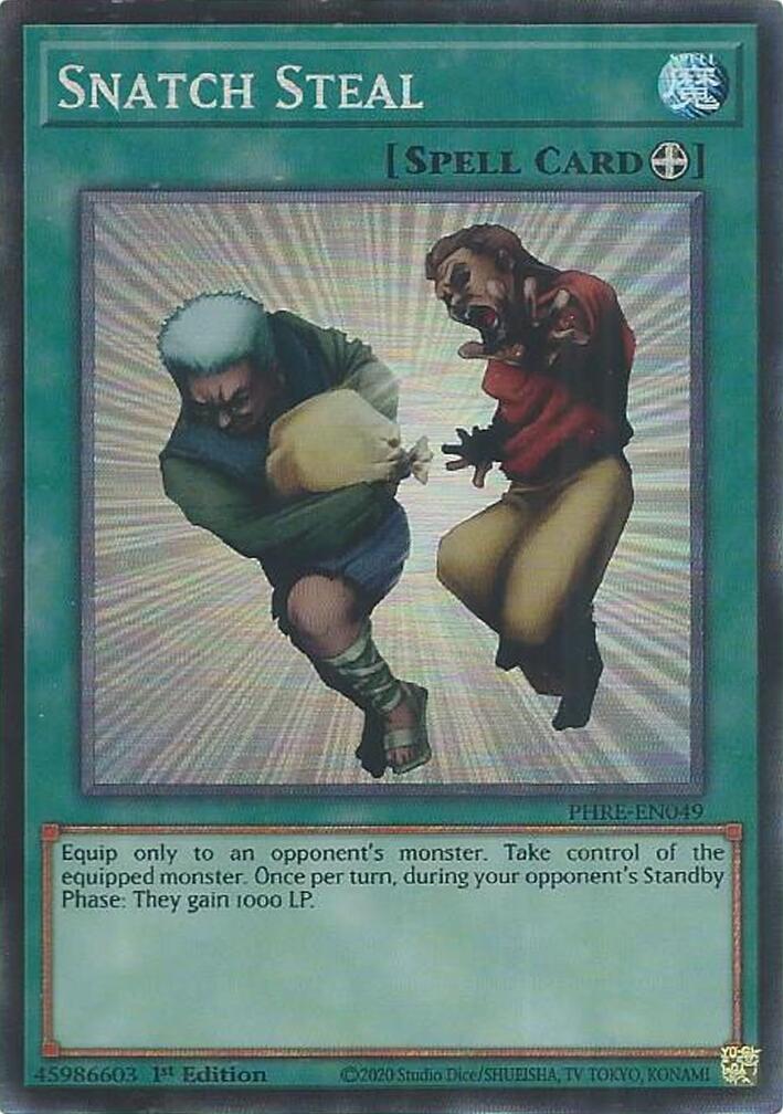 Snatch Steal (CR) [PHRE-EN049] Collector's Rare | Exor Games Truro