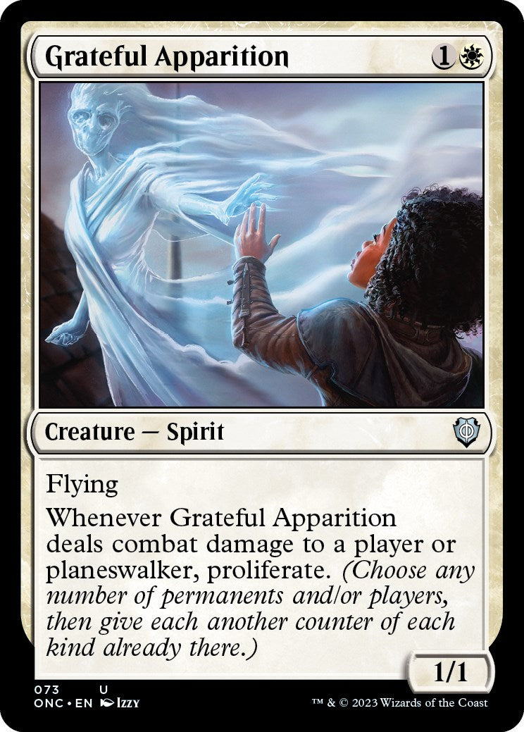 Grateful Apparition [Phyrexia: All Will Be One Commander] | Exor Games Truro