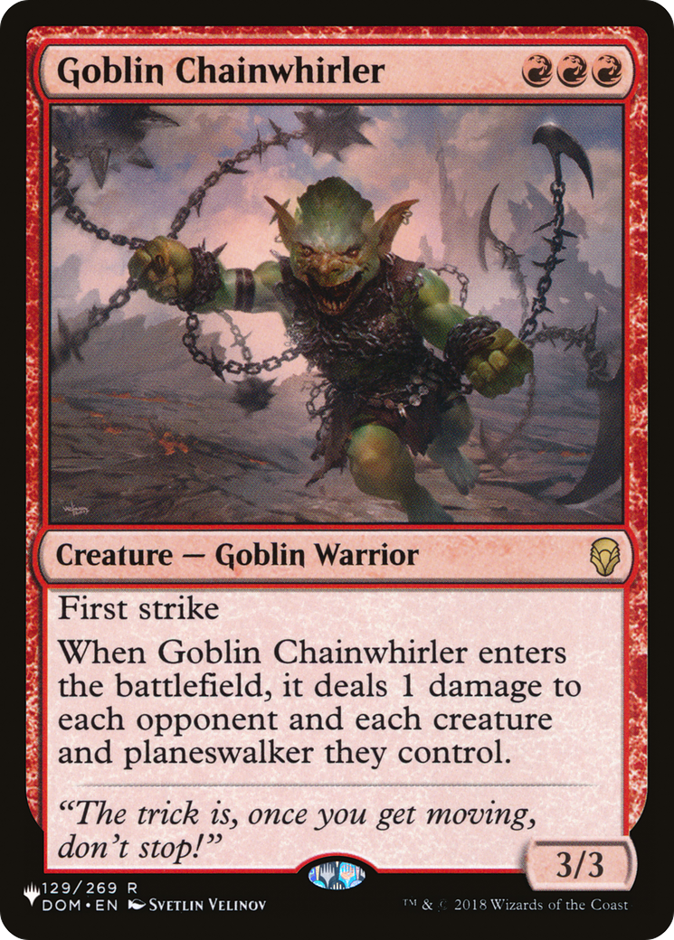 Goblin Chainwhirler [The List Reprints] | Exor Games Truro