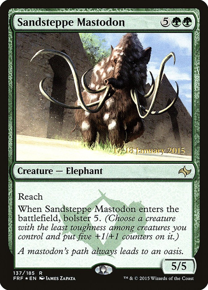 Sandsteppe Mastodon [Fate Reforged Prerelease Promos] | Exor Games Truro