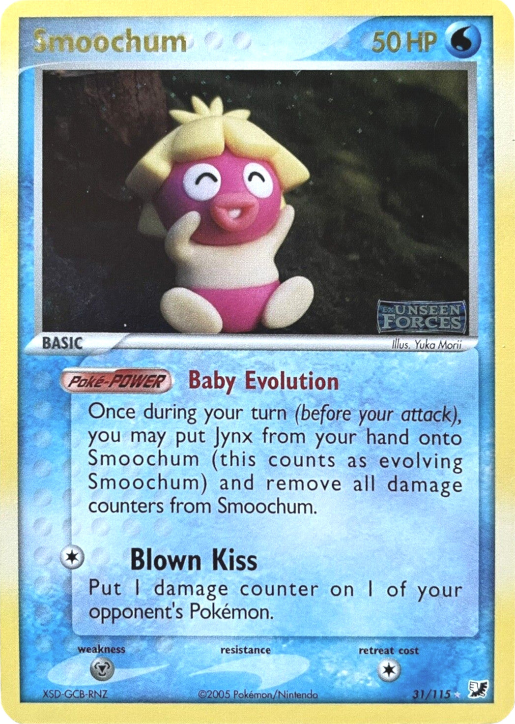 Smoochum (31/115) (Stamped) [EX: Unseen Forces] | Exor Games Truro