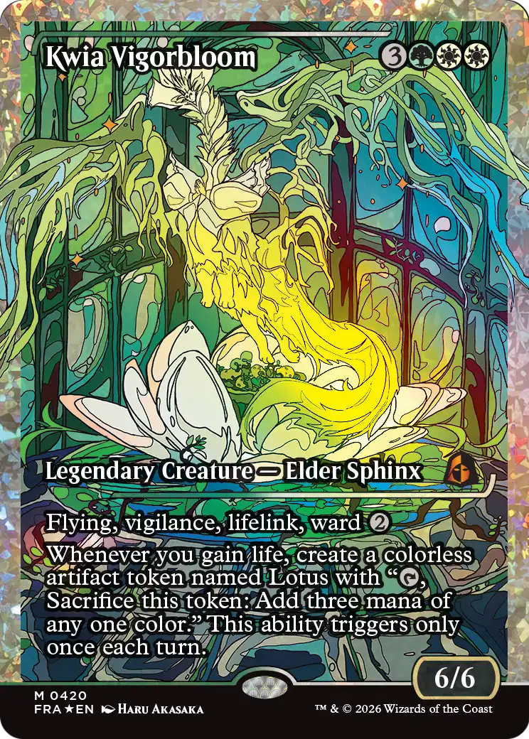 Kwia Vigorbloom (Showcase) (Fracture Foil) (0420) [Reality Fracture] | Exor Games Truro