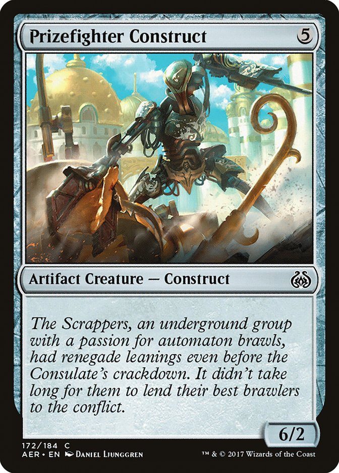 Prizefighter Construct [Aether Revolt] | Exor Games Truro
