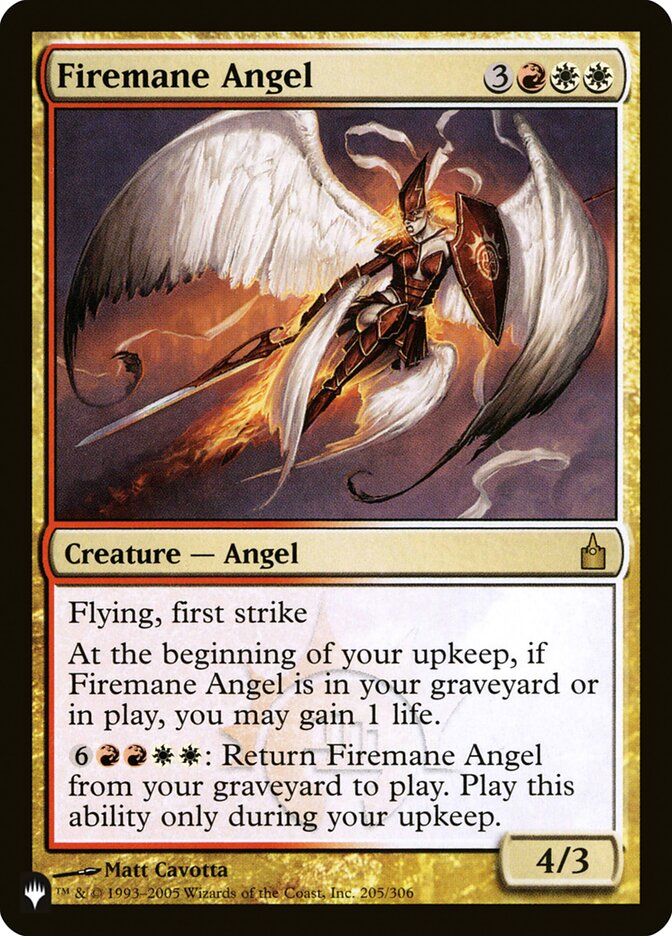 Firemane Angel [The List] | Exor Games Truro