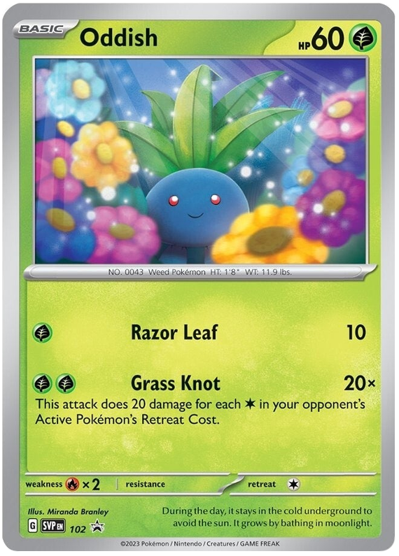 Oddish (102) [Scarlet & Violet: Black Star Promos] | Exor Games Truro