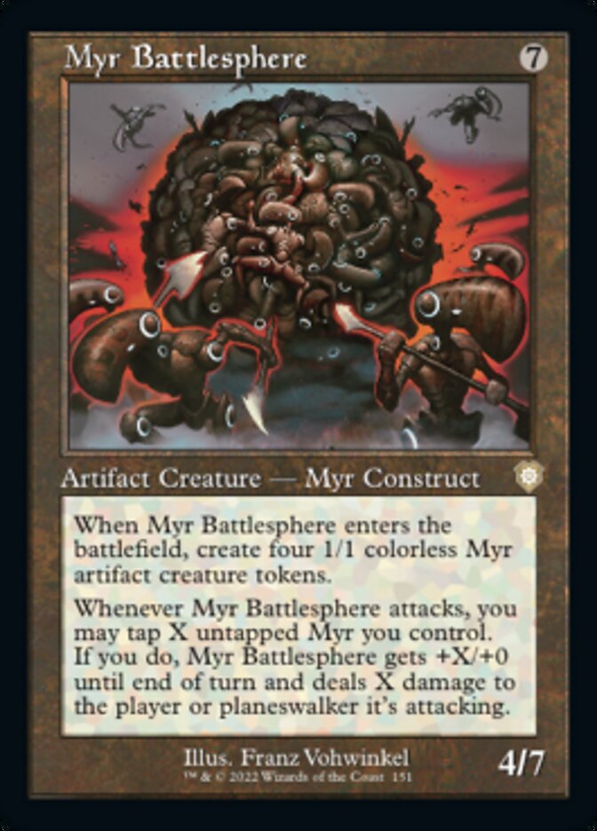 Myr Battlesphere (Retro) [The Brothers' War Commander] | Exor Games Truro