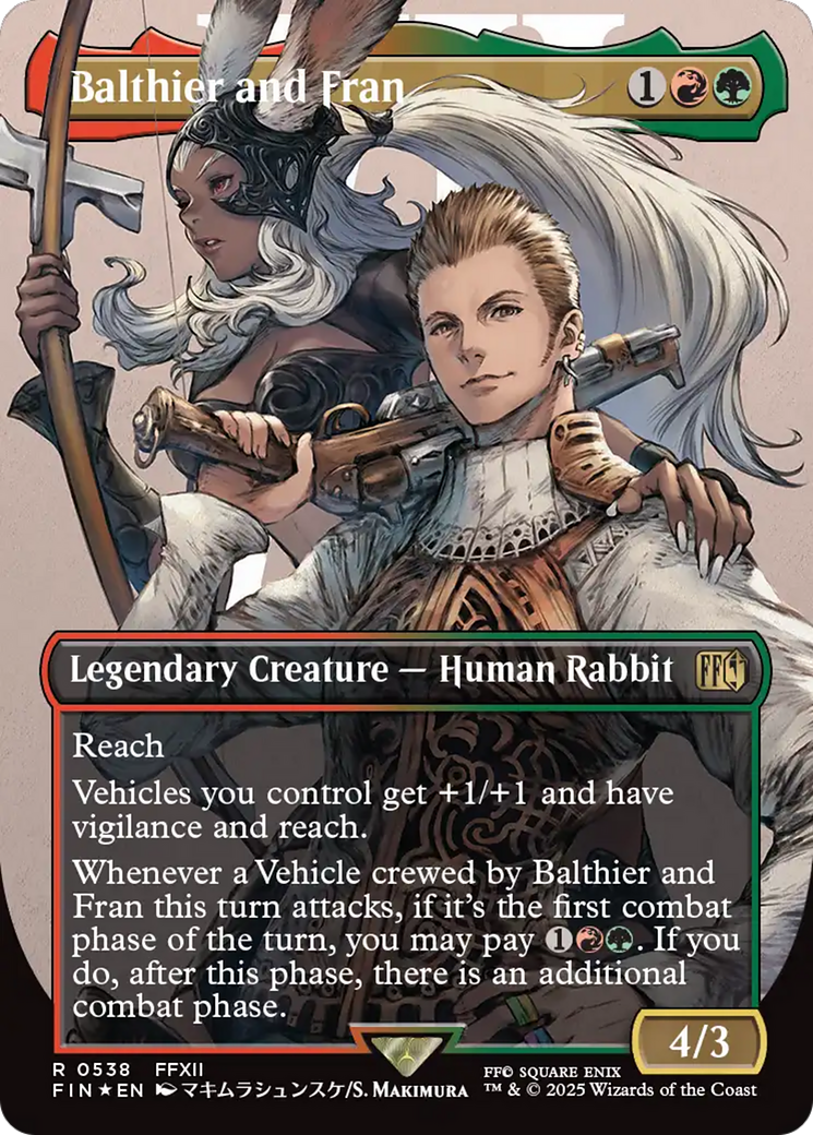 Balthier and Fran (Borderless) (Surge Foil) [FINAL FANTASY] | Exor Games Truro