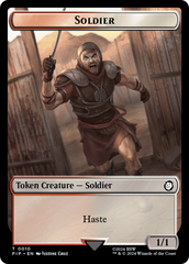 Radiation // Soldier (0010) Double-Sided Token [Fallout Tokens] | Exor Games Truro