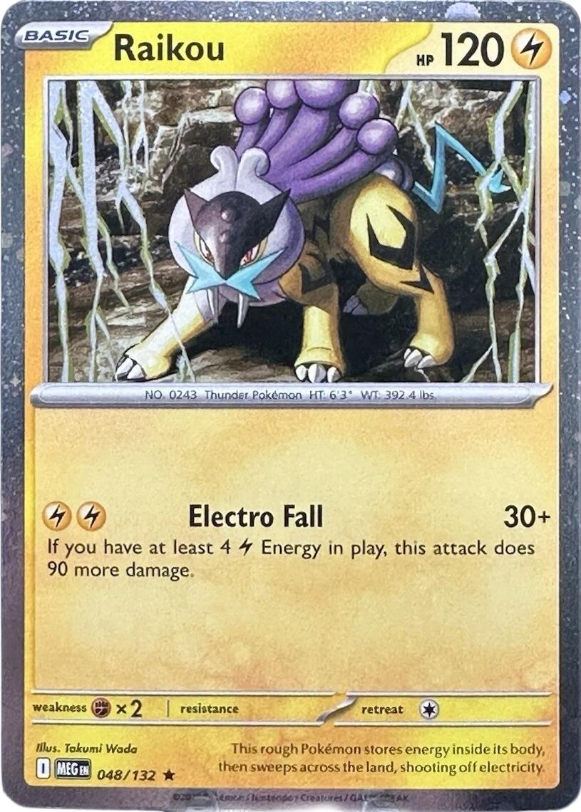 Raikou (048/132) (Cosmo Holo) [Mega Evolution: Base Set] | Exor Games Truro