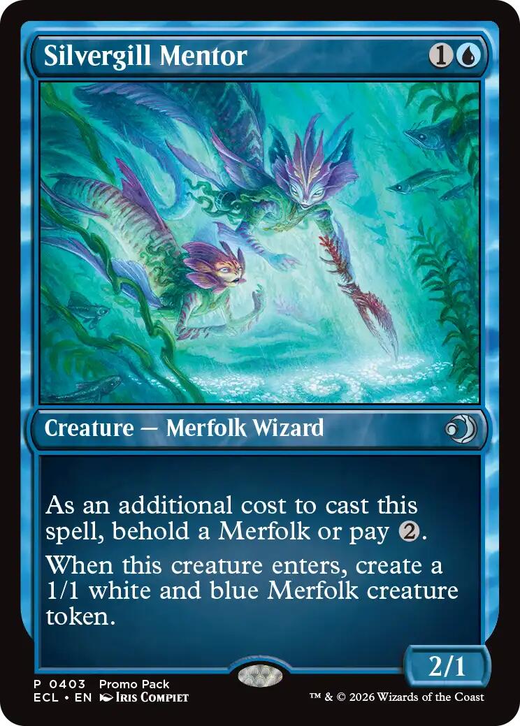 Silvergill Mentor [Lorwyn Eclipsed Promos] | Exor Games Truro