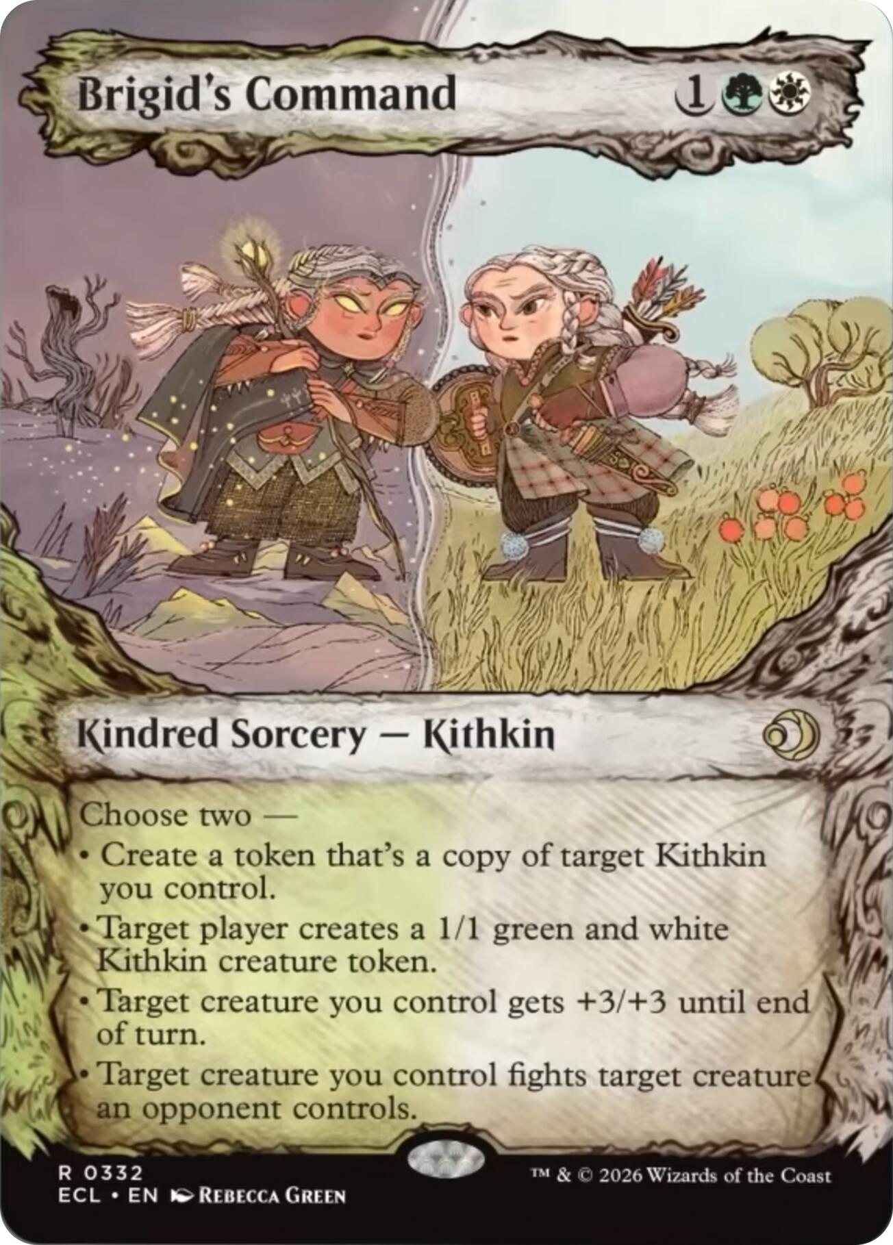 Brigid's Command (Showcase) [Lorwyn Eclipsed] | Exor Games Truro