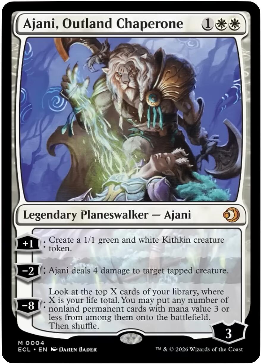 Ajani, Outland Chaperone [Lorwyn Eclipsed] | Exor Games Truro