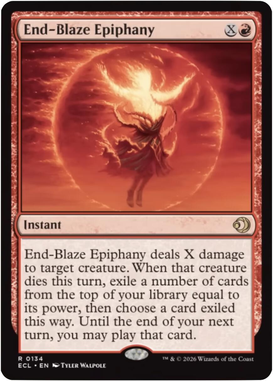 End-Blaze Epiphany [Lorwyn Eclipsed] | Exor Games Truro