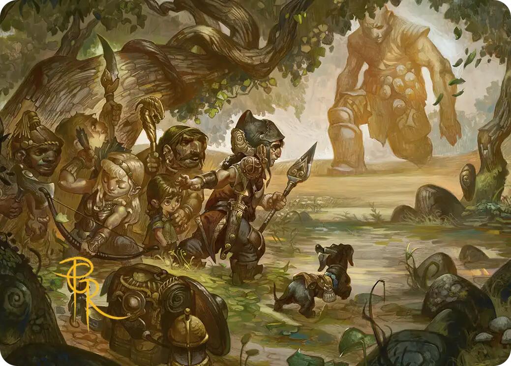 Protective Response Art Card (Gold-Stamped Signature) [Lorwyn Eclipsed Art Series] | Exor Games Truro