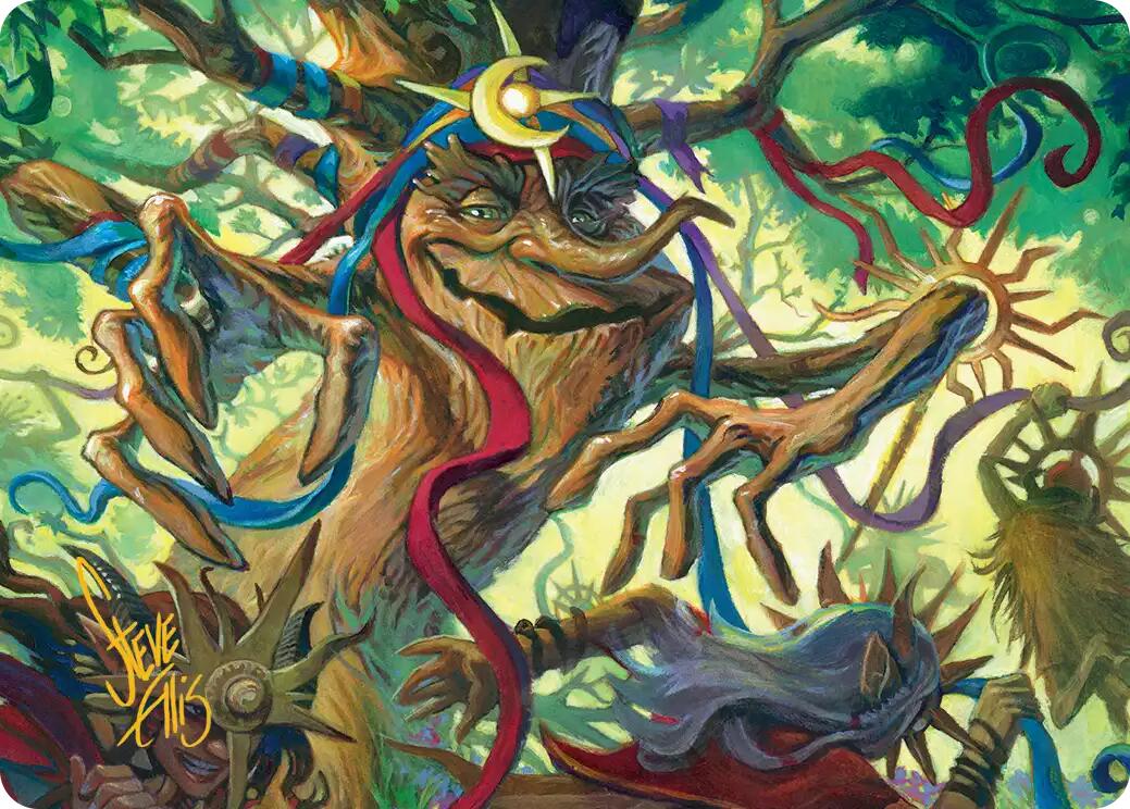 Sun-Dappled Celebrant Art Card (Gold-Stamped Signature) [Lorwyn Eclipsed Art Series] | Exor Games Truro