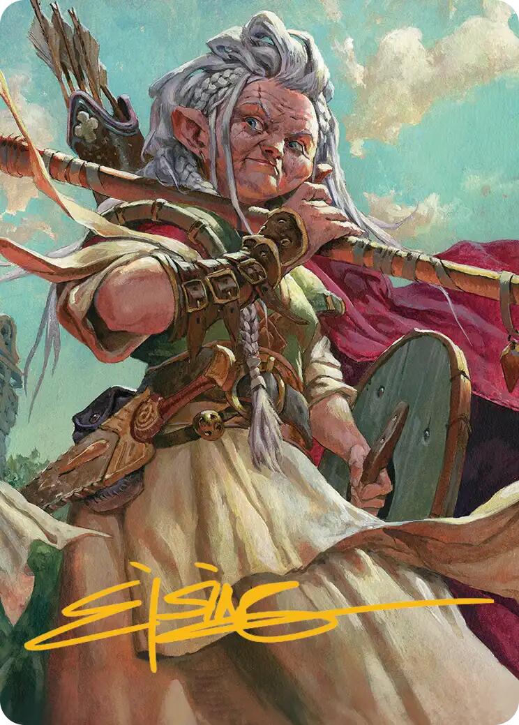 Brigid, Clachan's Heart Art Card (Gold-Stamped Signature) [Lorwyn Eclipsed Art Series] | Exor Games Truro