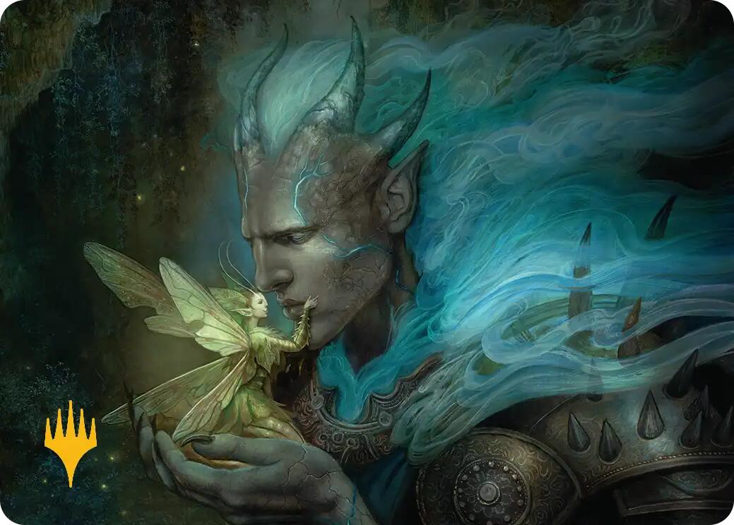 Run Away Together Art Card (Gold-Stamped Planeswalker Symbol) [Lorwyn Eclipsed Art Series] | Exor Games Truro