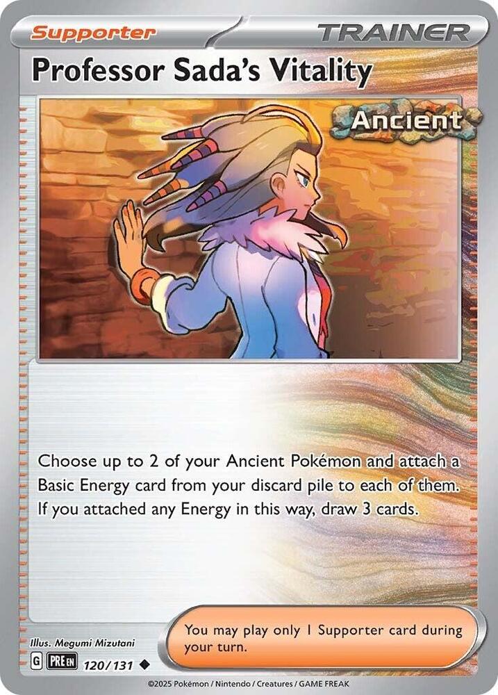 Professor Sada's Vitality (120/131) [Scarlet & Violet: Prismatic Evolutions] | Exor Games Truro