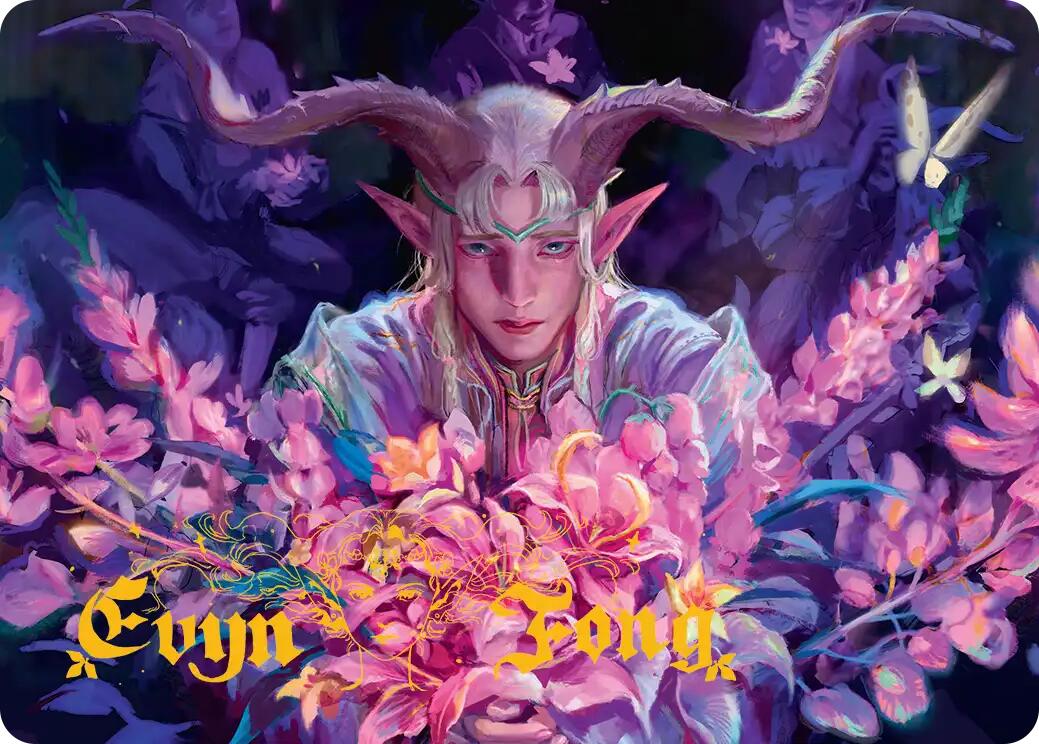 Dawnhand Eulogist Art Card (Gold-Stamped Signature) [Lorwyn Eclipsed Art Series] | Exor Games Truro