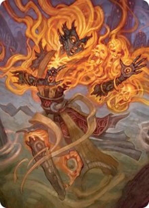 Ashling, Rekindled Art Card (33/54) [Lorwyn Eclipsed Art Series] | Exor Games Truro