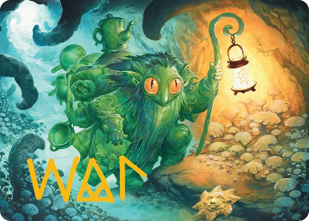 Mutable Explorer Art Card (21/54) (Gold-Stamped Signature) [Lorwyn Eclipsed Art Series] | Exor Games Truro