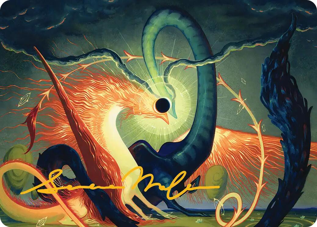 Celestial Reunion Art Card (42/54) (Gold-Stamped Signature) [Lorwyn Eclipsed Art Series] | Exor Games Truro