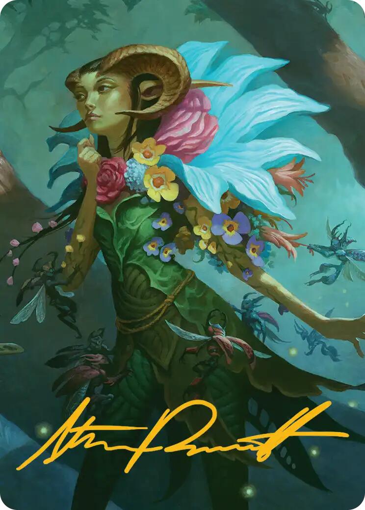 Maralen, Fae Ascendant Art Card (Gold-Stamped Signature) [Lorwyn Eclipsed Art Series] | Exor Games Truro