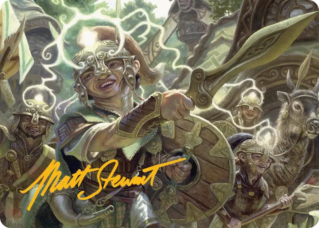 Thoughtweft Lieutenant Art Card (Gold-Stamped Signature) [Lorwyn Eclipsed Art Series] | Exor Games Truro