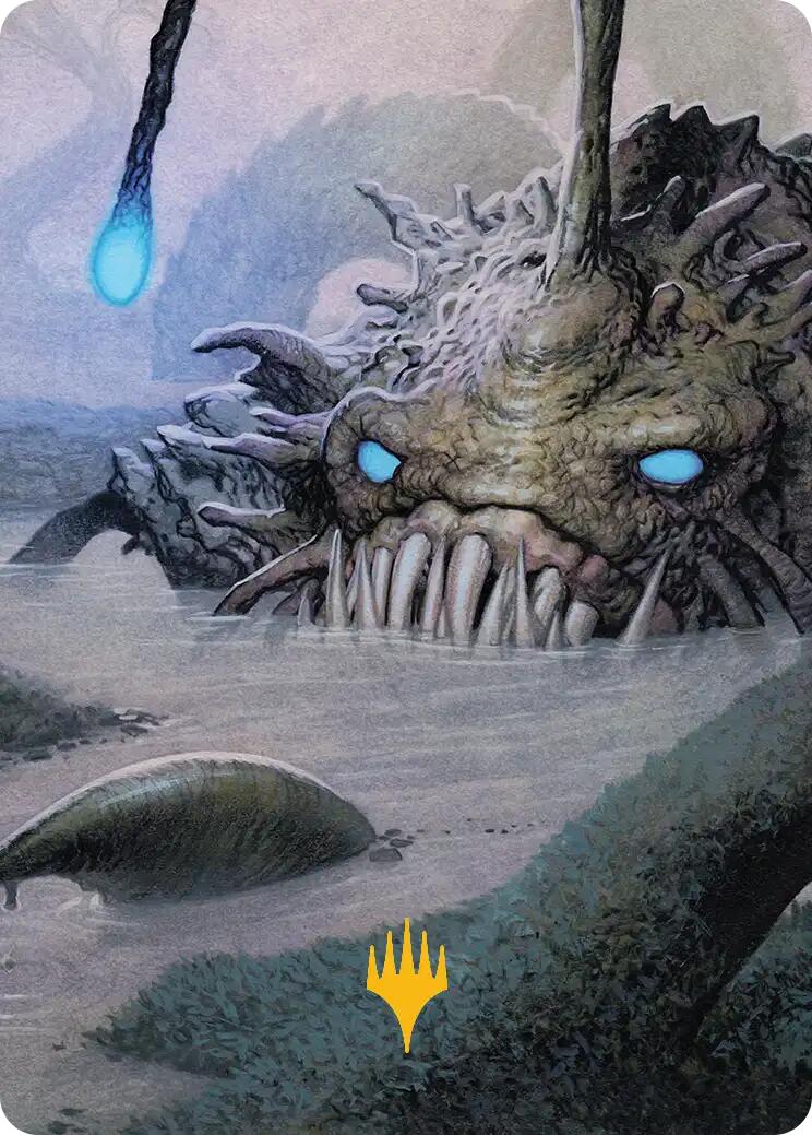 Deceit Art Card (Gold-Stamped Planeswalker Symbol) [Lorwyn Eclipsed Art Series] | Exor Games Truro
