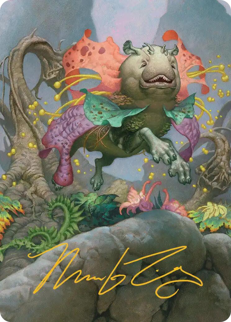 Vibrance Art Card (Gold-Stamped Signature) [Lorwyn Eclipsed Art Series] | Exor Games Truro