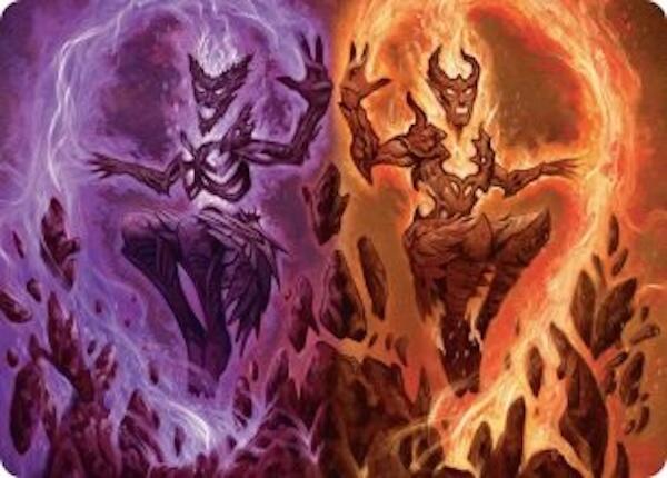 Fire Covenant Art Card [Lorwyn Eclipsed Art Series] | Exor Games Truro