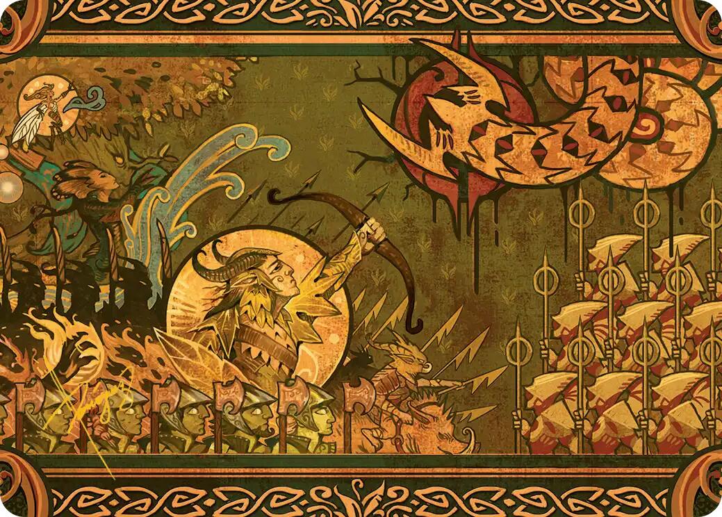 Chronicle of Victory Art Card (Gold-Stamped Signature) [Lorwyn Eclipsed Art Series] | Exor Games Truro
