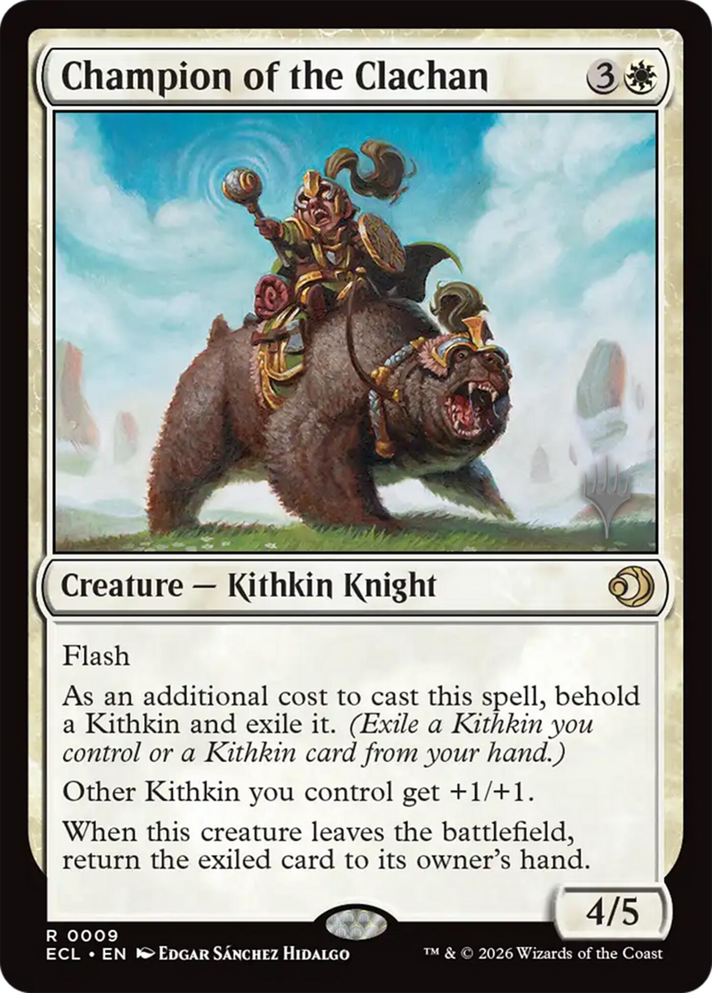 Champion of the Clachan [Lorwyn Eclipsed Promos] | Exor Games Truro