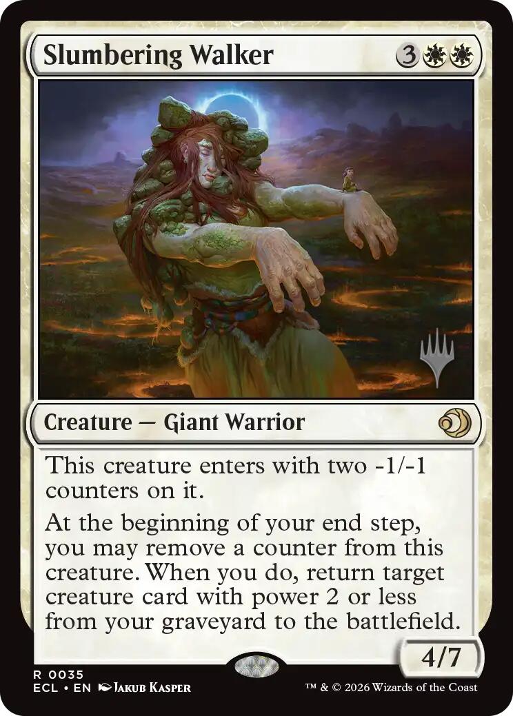 Slumbering Walker [Lorwyn Eclipsed Promos] | Exor Games Truro