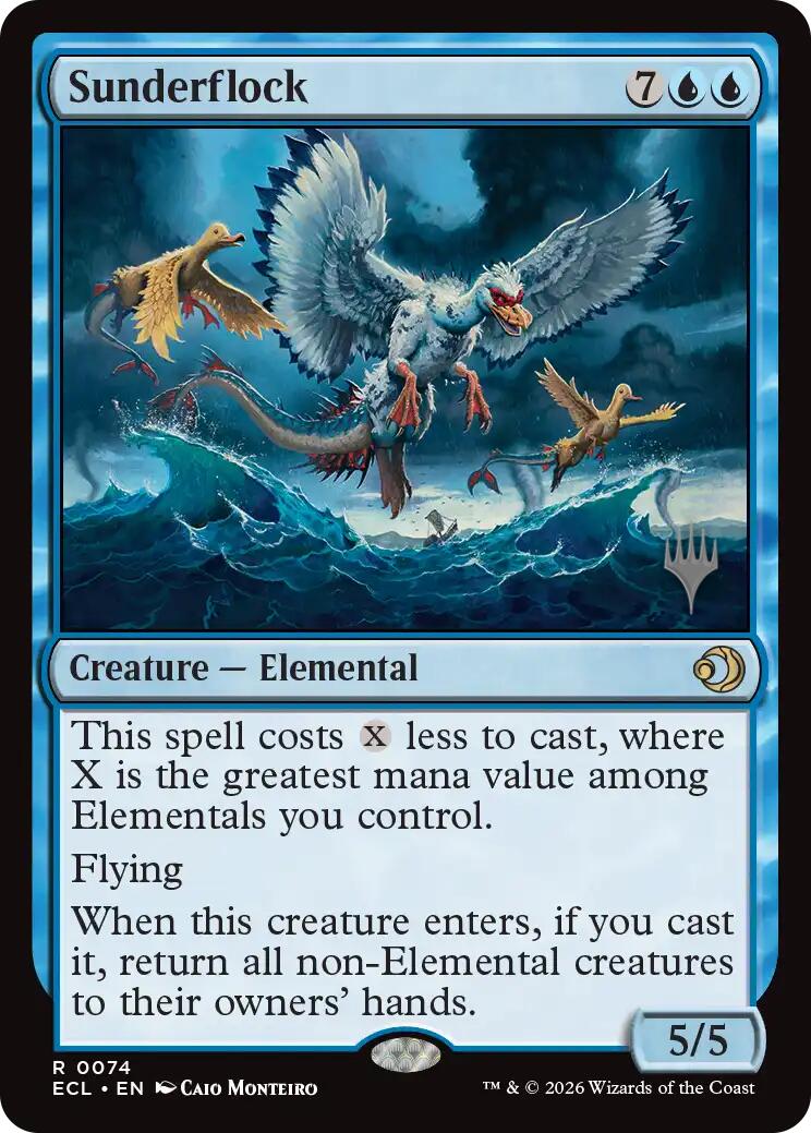 Sunderflock [Lorwyn Eclipsed Promos] | Exor Games Truro