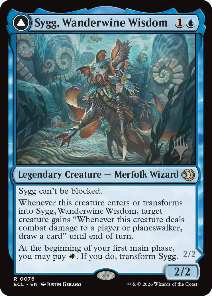 Sygg, Wanderwine Wisdom [Lorwyn Eclipsed Promos] | Exor Games Truro