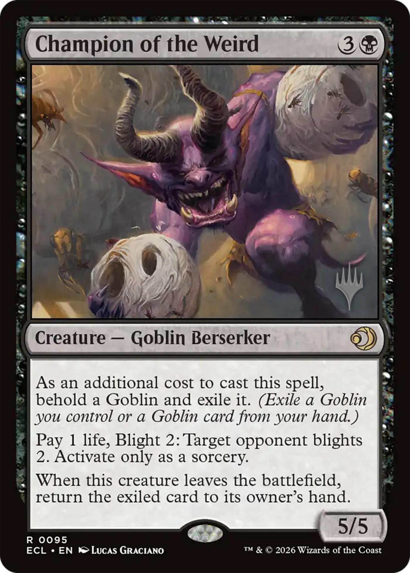 Champion of the Weird [Lorwyn Eclipsed Promos] | Exor Games Truro